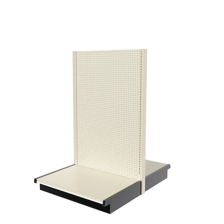 Lozier Gondola Double Sided Starter, Platinum Off-White, 36W x 60H x 25D P365V-ST